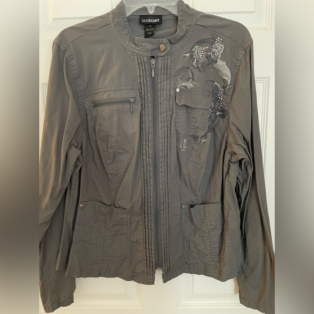 Lane Bryant Grey Jacket